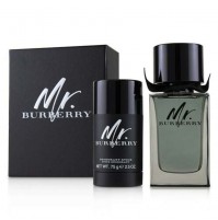 MR BURBERRY 100ML GIFT SET 2PC EDT SPRAY FOR MEN BY BURBERRY